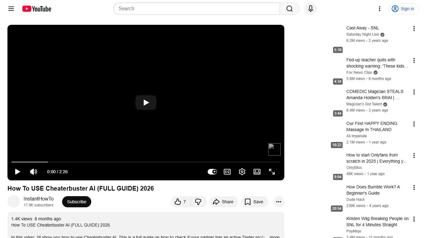 How To USE Cheaterbuster AI (FULL GUIDE) 2026 - YouTube